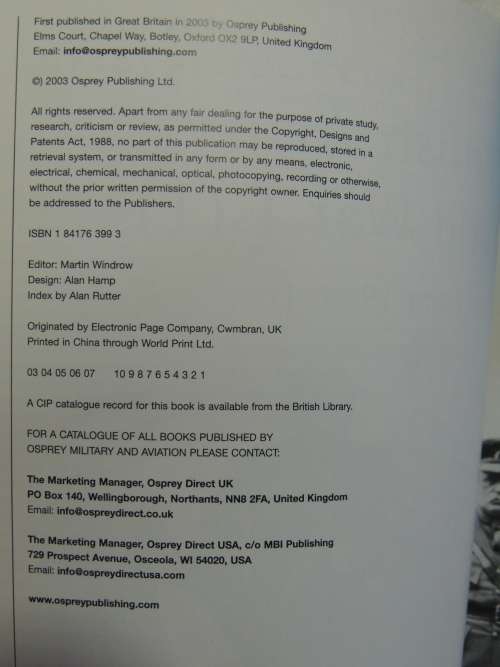 Osprey Men-At-Arms Series: The British Army In World War 1 (3 volumes) - Mike Chappell