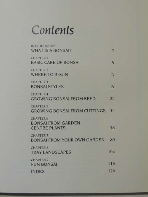 The Complete Book of Bonsai - A Practicl Guide to the Art & Cultivation of Bonsai - Harry Tomlinson