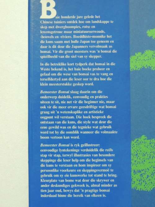 Bemeester Bonsai Pieter Loubser
