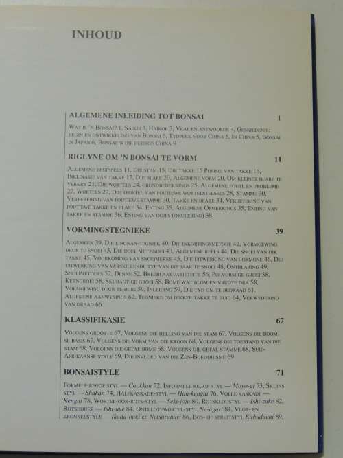 Bemeester Bonsai Pieter Loubser