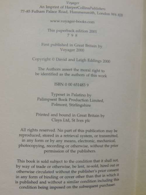 The Redemption of Althalus- David and Leigh Eddings