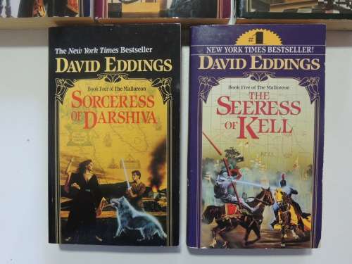 The Malloreon 5Vol`s -Guardians West, King Murgos, Demon Lord K,Sorceress D,Seeress K -David Eddings