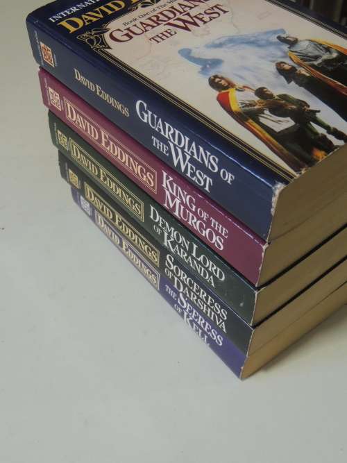 The Malloreon 5Vol`s -Guardians West, King Murgos, Demon Lord K,Sorceress D,Seeress K -David Eddings