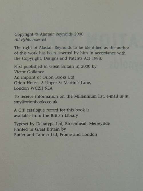 Relevation Space - Alastair Reynolds