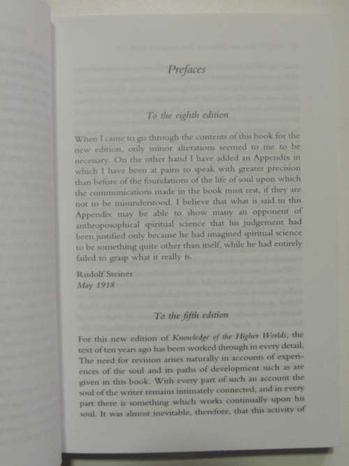 Knowledge of the Higher Wolrds - How is it Achieved? - Rudolf Steiner