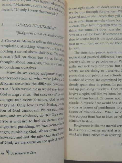 A Return to Love - Reflections on the Principles of A Course in Miracles - Marianne Williamson