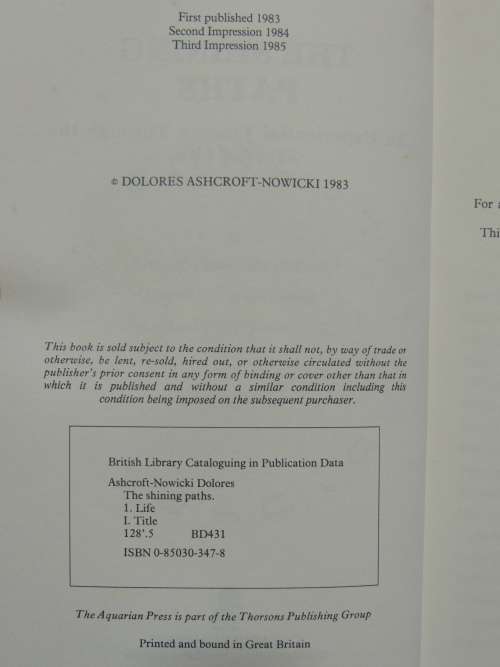 The Shining Paths - An Experiential Journey through the Tree of Life - Dolores Ashcroft-Nowicki