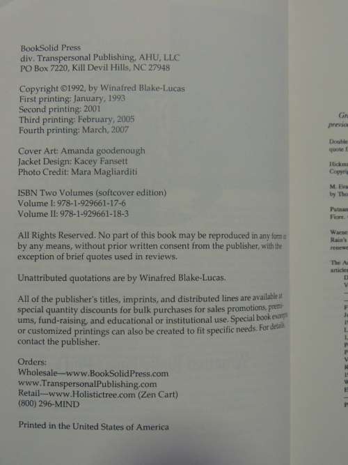 Regression Therapy A Handbook For Professionals  2 Volumes - Winafred Blake Lucas PhD