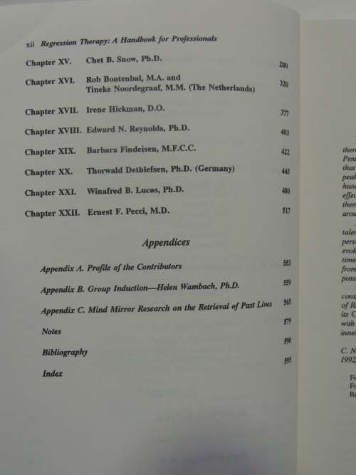 Regression Therapy A Handbook For Professionals  2 Volumes - Winafred Blake Lucas PhD