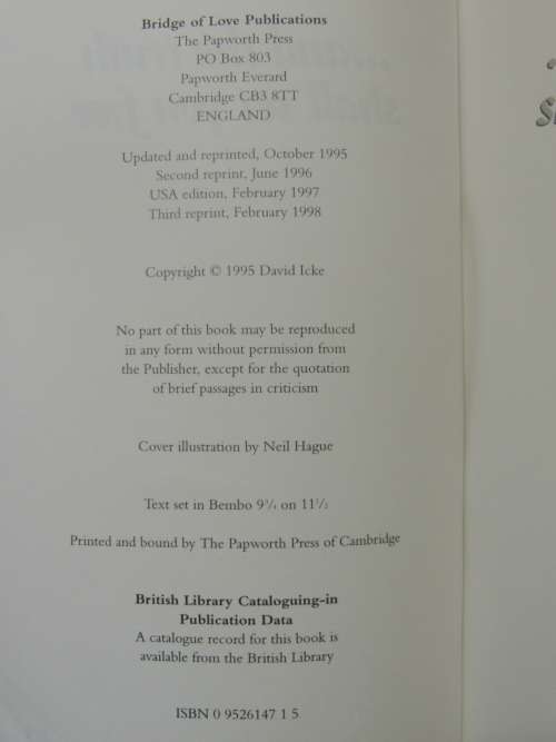 and the truth shall set you free- David Icke