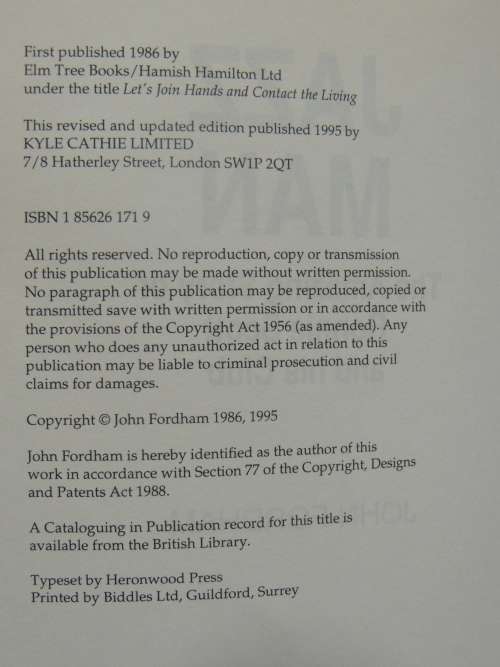 Jazz Man The Amazing Story of Ronnie Scott and his Club  - John Fordham