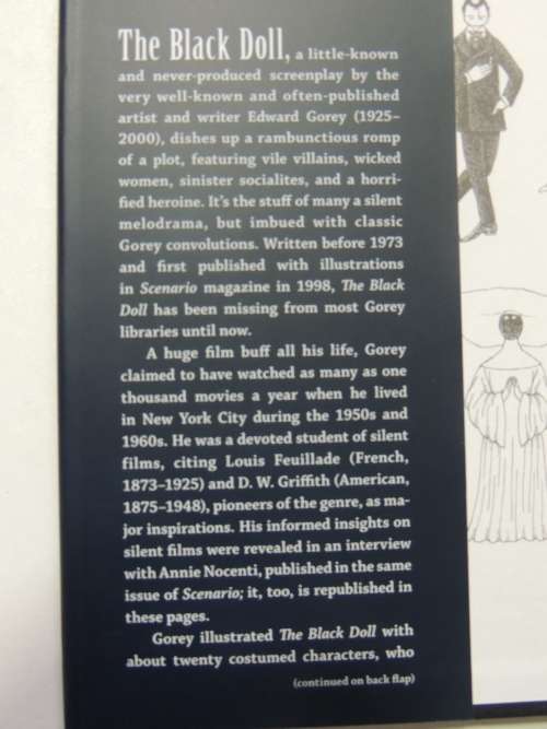 The Black Doll: A Silent Screenplay - Edward Gorey