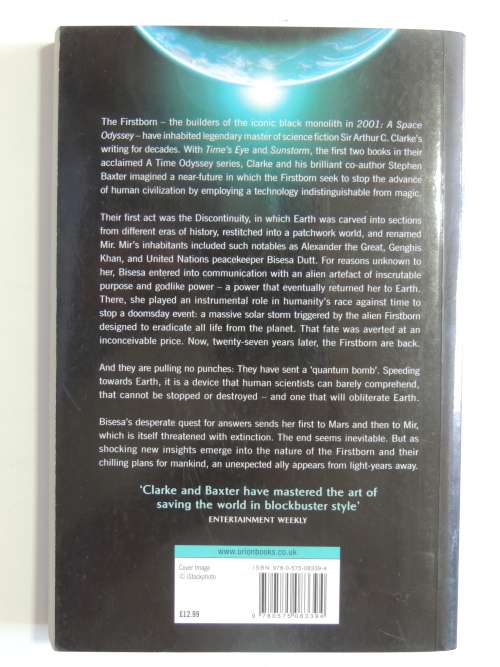 Firstborn - The Conclusion of A Time Odyssey - Arthur Clarke, Stephen Baxter