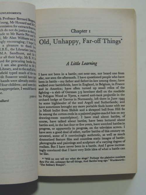 The Face Of Battle - A Study Of Agincourt, Waterloo And The Somme - John Keegan