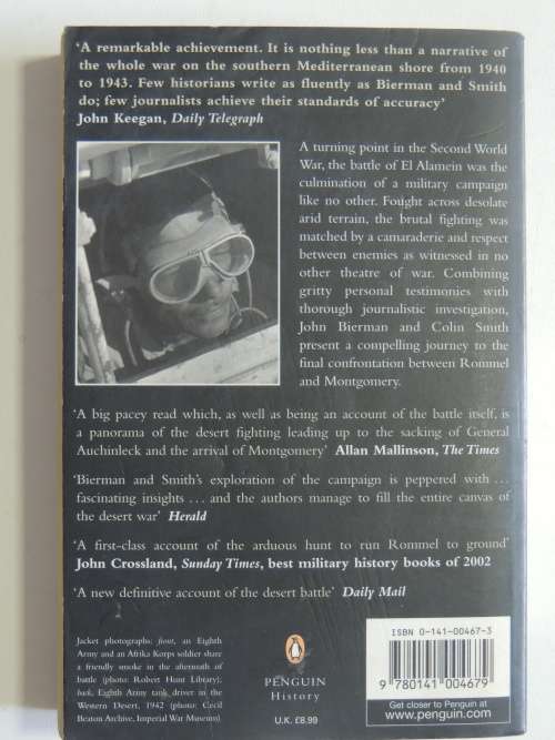 Alamein - War Without Hate- John Bierman & Colin Smith