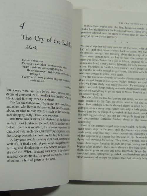 Cry of the Kalahari - Mark and Delia Owens