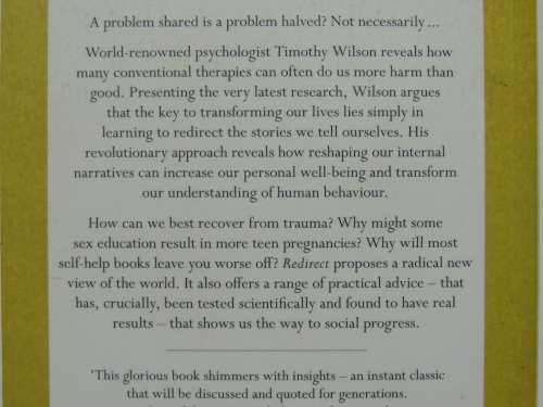 Redirect - The Surprising New Science Of Pschological Change - Timothy D. Wilson