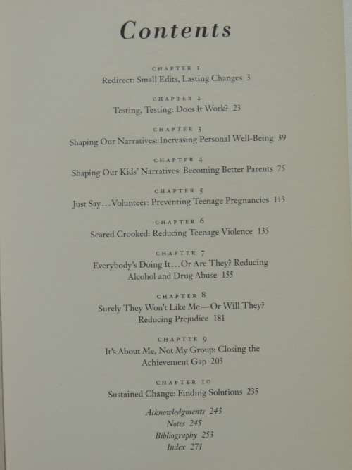 Redirect - The Surprising New Science Of Pschological Change - Timothy D. Wilson