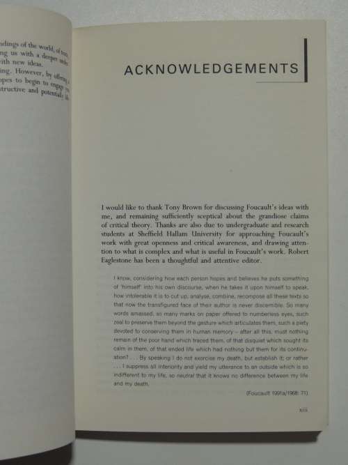 Routledge Critical Thinkers - Michel Foucault - Sara Mills