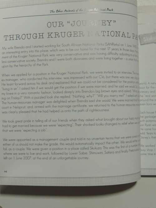 The Other Animals Of The Kruger National Park - Frank Watts