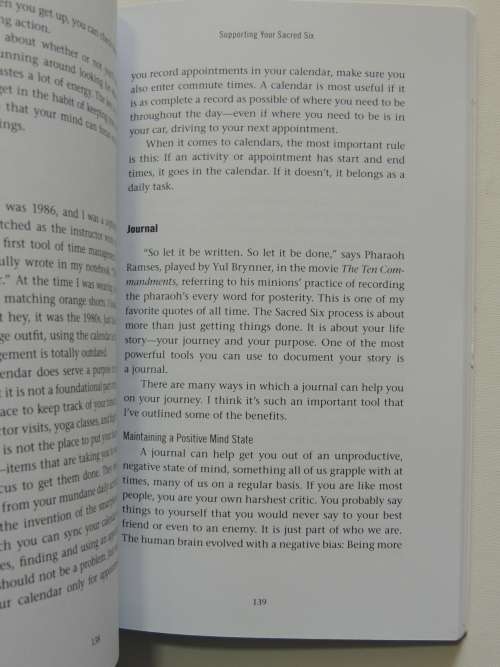 The Sacred 6,Step-by-Step Process forFocusing yourAttention &Recovering Your Dreams- JB Glossinger