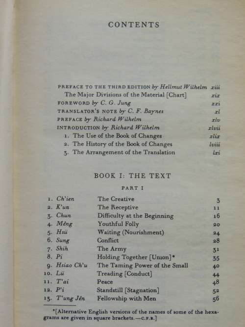 I Ching or Book of Changes - A Richard Wilhelm Translation
