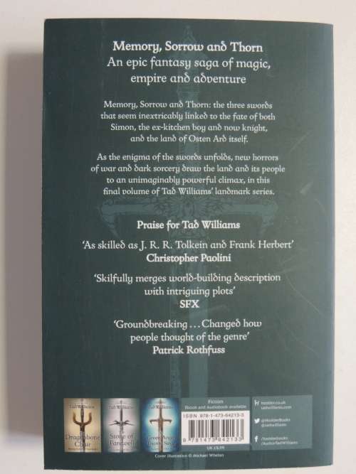 To Green Angel Tower: Storm - Memory, Sorrow & Thorn Book 4 - Tad Williams