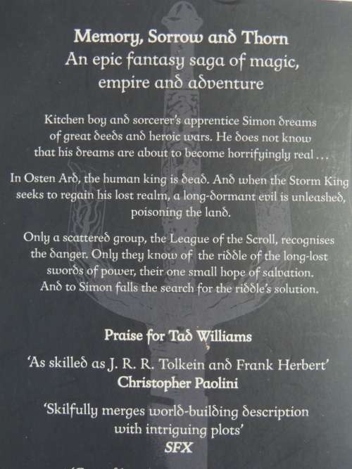 The Dragonbone Chair - Memory, Sorrow & Thorn Book 1- Tad Williams