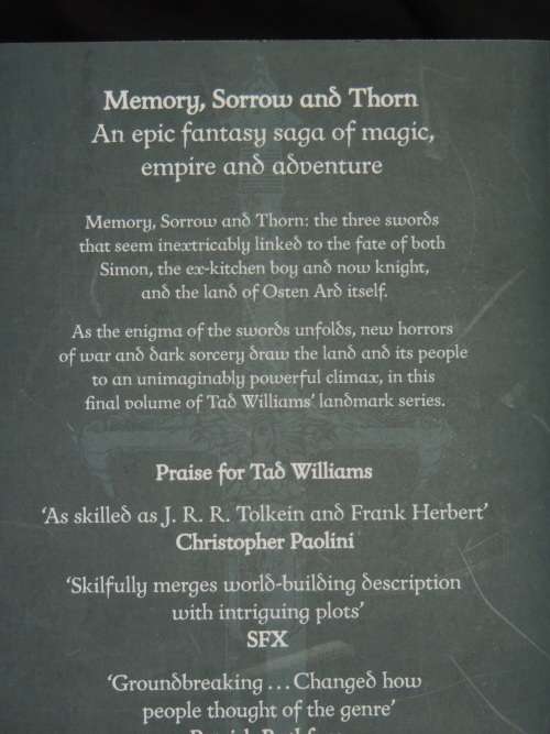 The Dragonbone Chair - Memory, Sorrow & Thorn Book 1- Tad Williams