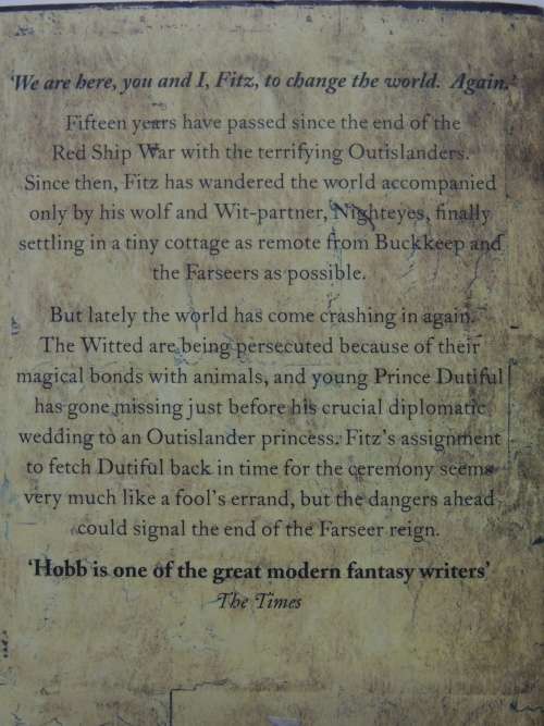 The Tawny Man Trilogy - Fool`s Errand, The Golden Fool, Fool`s Fate - Robin Hobb 3 Books