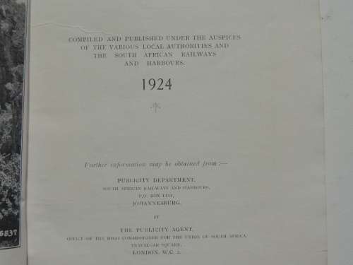 Pietersburg &the Northern Transvaal -An Illustrated Handbook on the Agricultural, Residential...1924