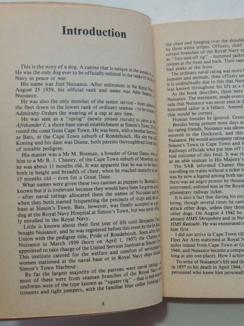 Just Nuisance AB - His Full Story - Terence Sisson 1987