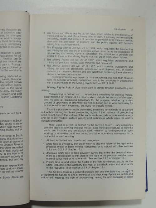 South African Mine Valuation - C.D. Storrar