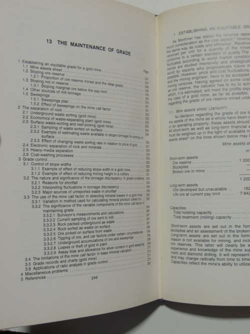 South African Mine Valuation - C.D. Storrar