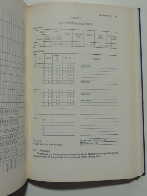 South African Mine Valuation - C.D. Storrar
