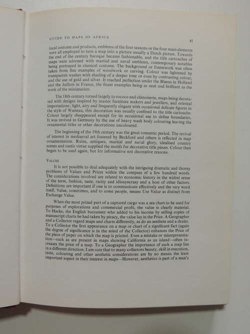 Collectors` Guide To The Maps Of The African Continent And Southern AfricaR.V. Tooley