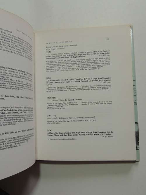 Collectors` Guide To The Maps Of The African Continent And Southern AfricaR.V. Tooley