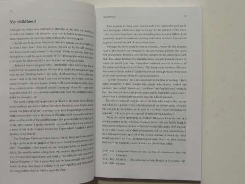 My Memoirs of the British South Africa Police,1966-81 ..upbringing in Northern Rhodesian - John Shaw