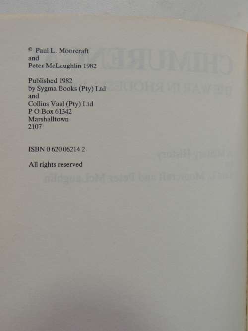 Chimurenga! The War in Rhodesia 1965-1980 - Paul Moorcroft, Peter McLaughlin