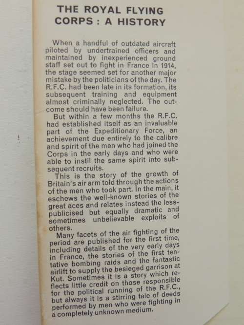 The Royal Flying Corps - A History - Geoffrey Norris