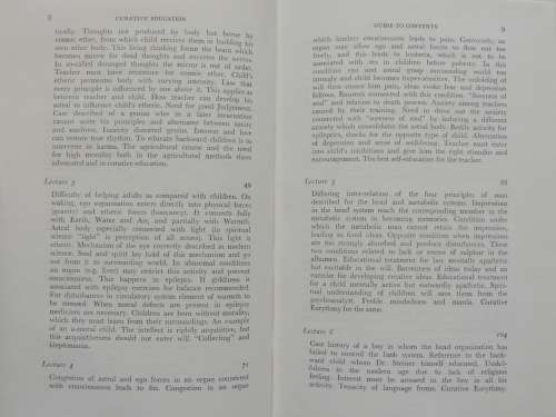 Curative Eduaction, Lectures 1924 - Rudolf Steiner