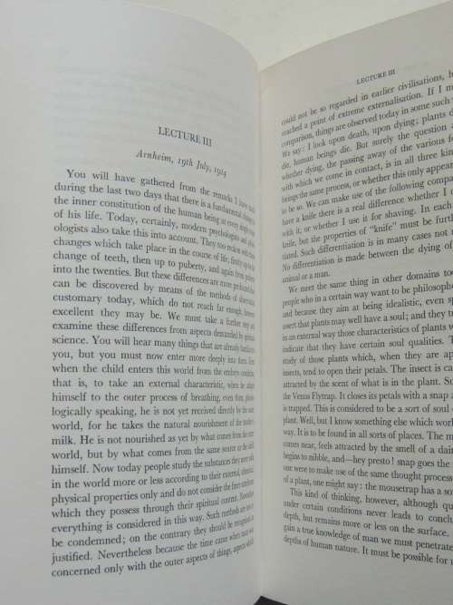 Human Values in Eduaction, Lectures 1924 - Rudolf Steiner