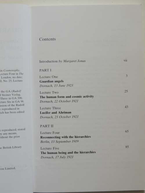 Guardian Angels - Connecting with our Spiritual  Guides nd Helpers - Rudolf Steiner