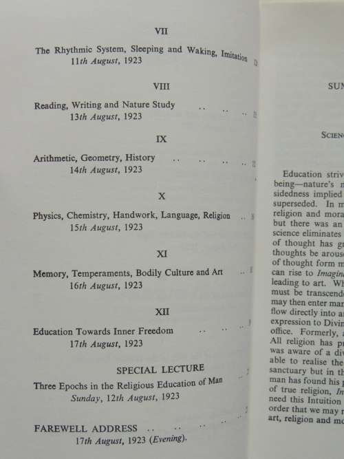 A Modern Art of Education, Lectures 1923 - Rudolf Steiner