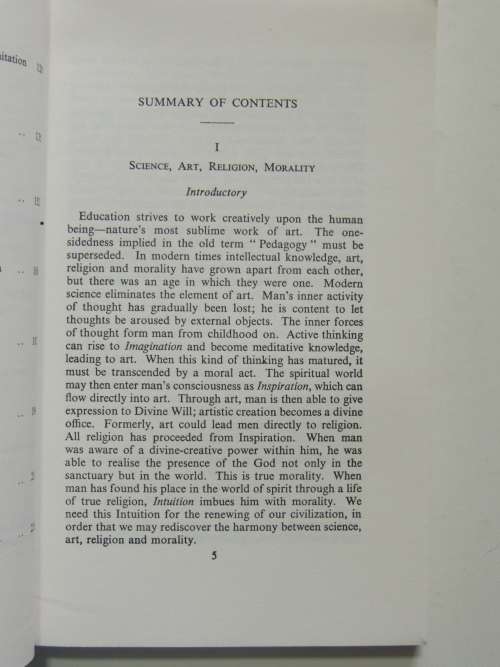 A Modern Art of Education, Lectures 1923 - Rudolf Steiner