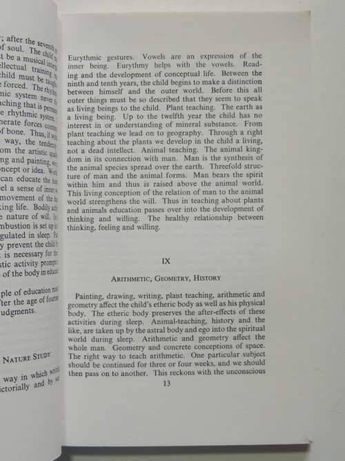 A Modern Art of Education, Lectures 1923 - Rudolf Steiner