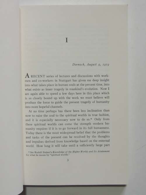 Education as a Social Problem, Lectures 1919 - Rudolf Steiner