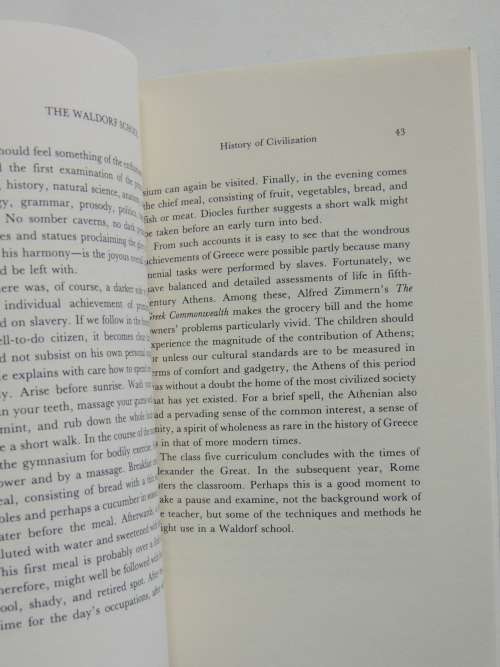 The Waldorf School Approch to HistoryWerner Glas