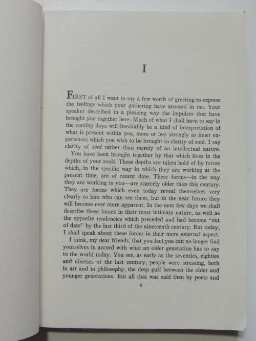 The Younger Generation,Educational & Spiritual Impulses for Life in the 20th Century -Rudolf Steiner