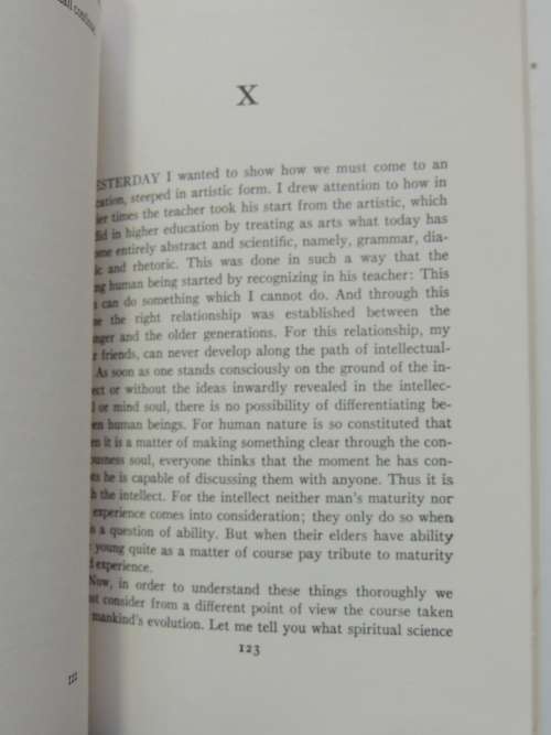 The Younger Generation,Educational & Spiritual Impulses for Life in the 20th Century -Rudolf Steiner